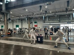 campionati italiani di scherma a Piacenza Expo