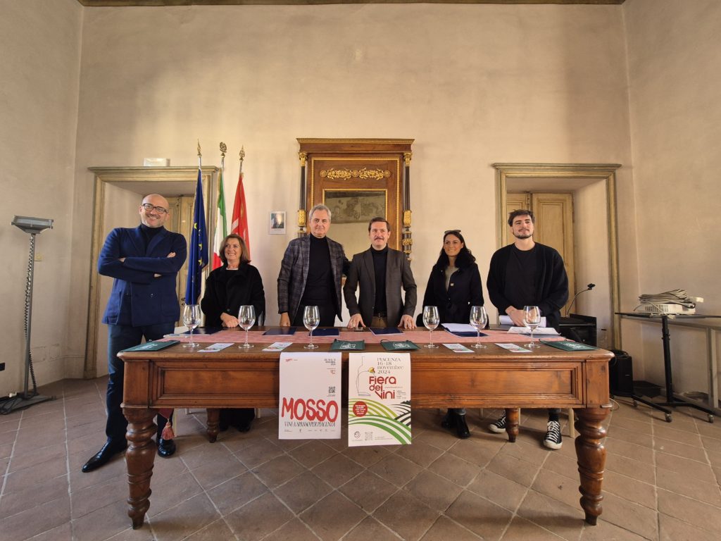 Conferenza stampa presentazione Fiera dei Vini 2024 Piacenza Expo